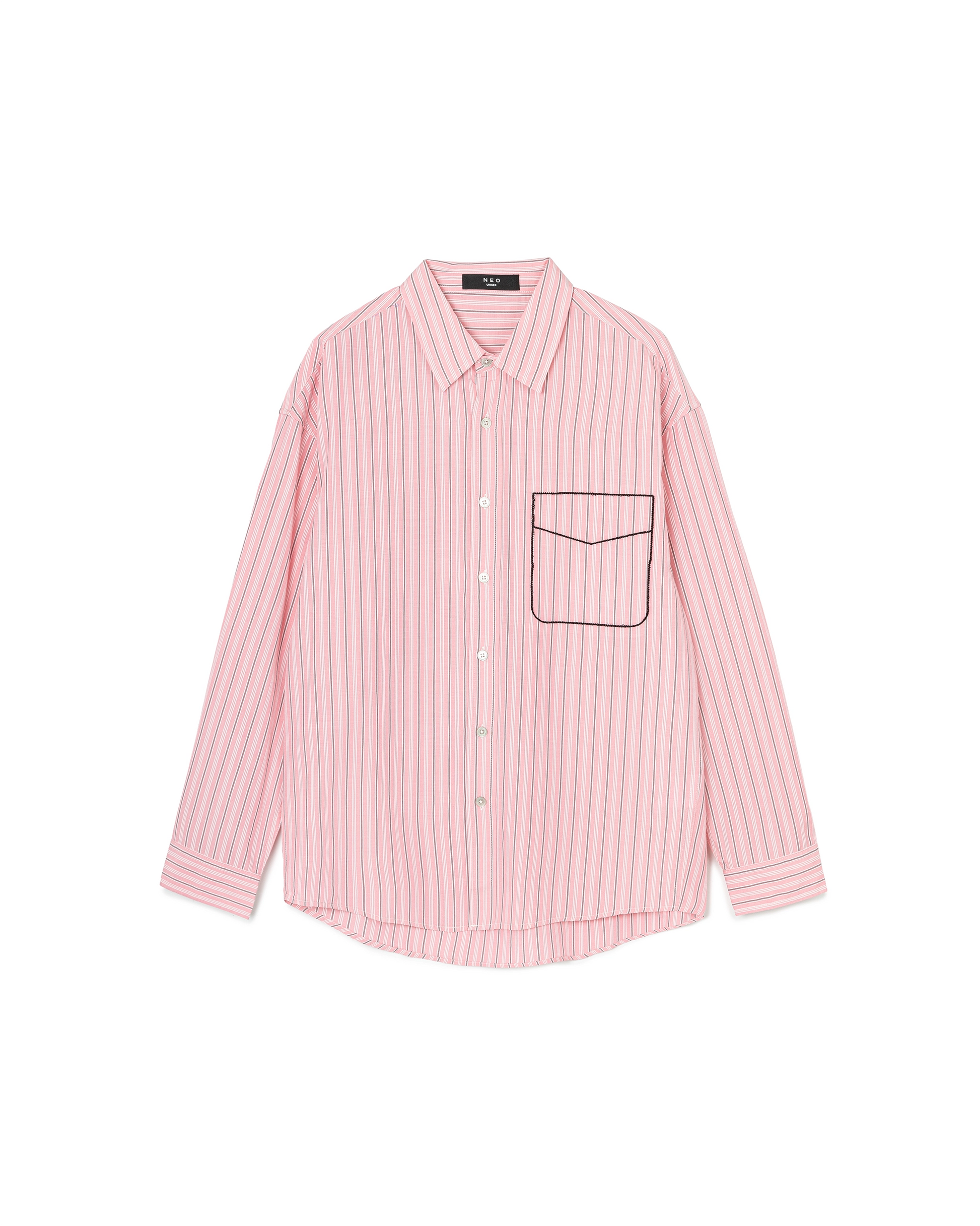 Pocket Topstitched Shirt