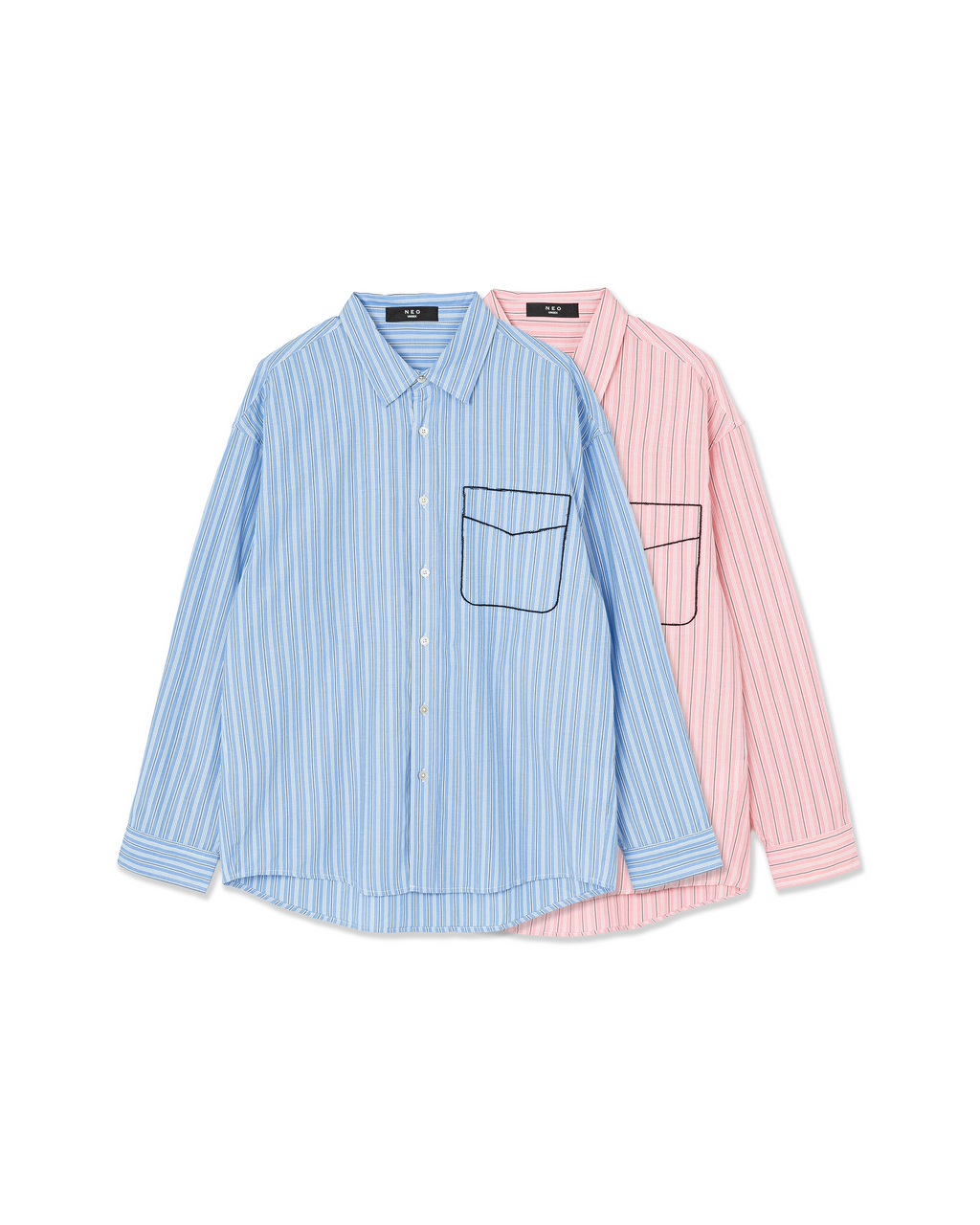 Pocket Topstitched Shirt
