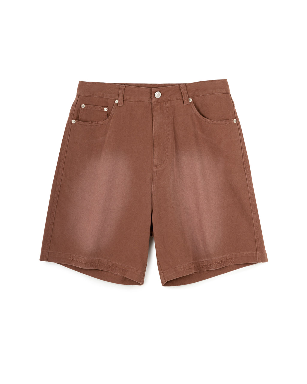 Unisex Washed Gradient Denim Short