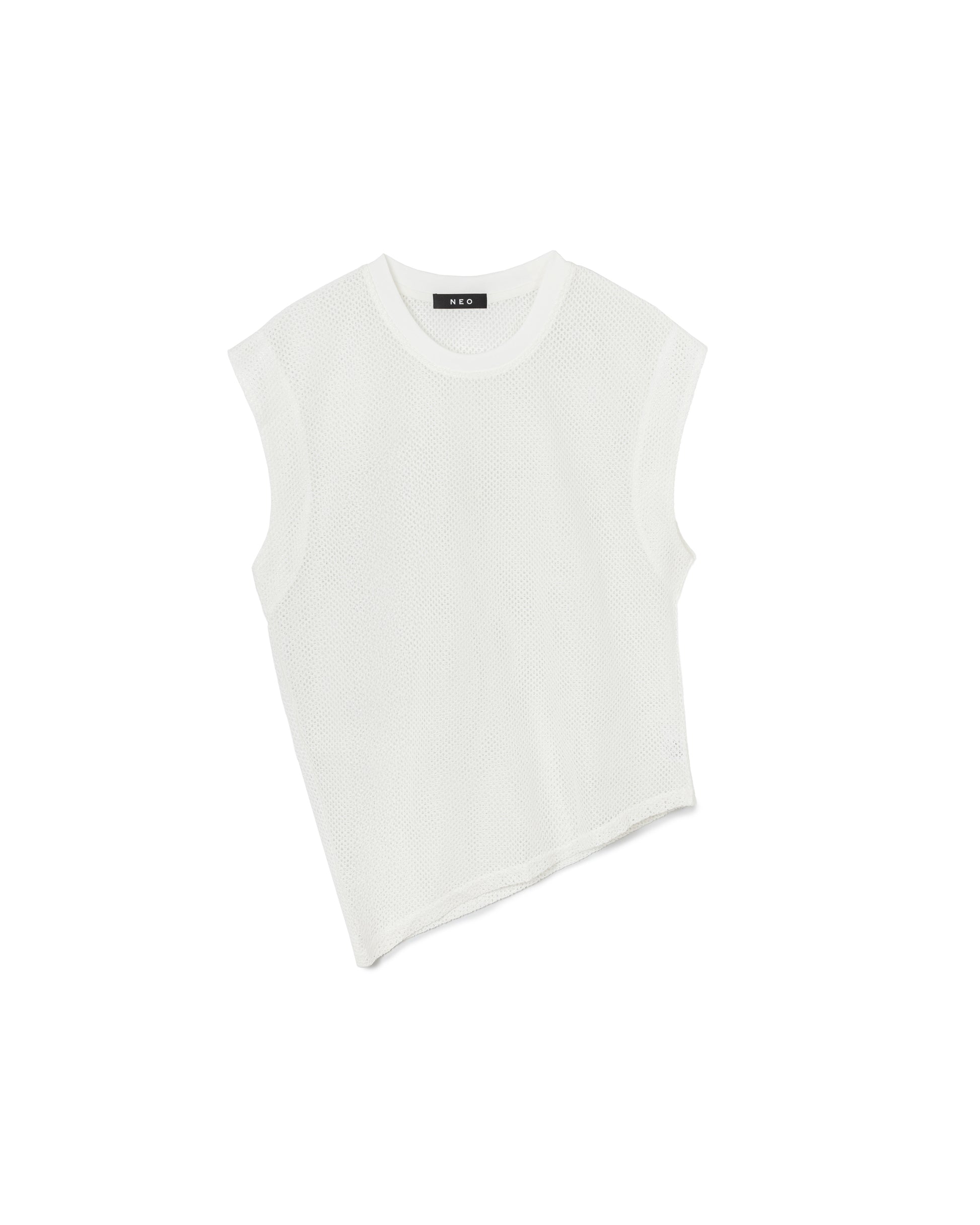 Irregular Sleeveless Knit Top