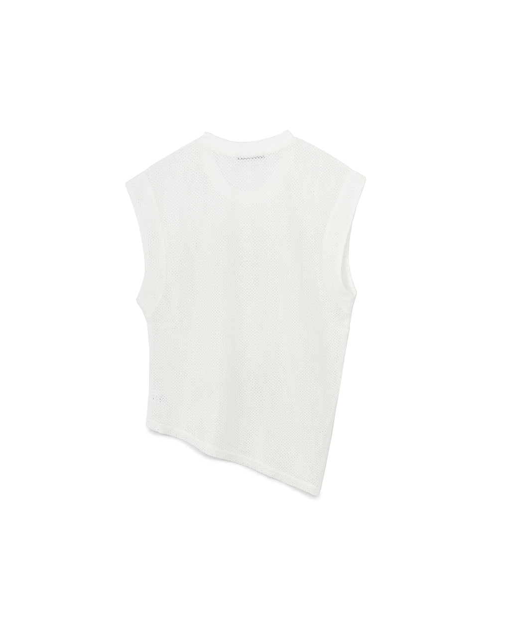Irregular Sleeveless Knit Top