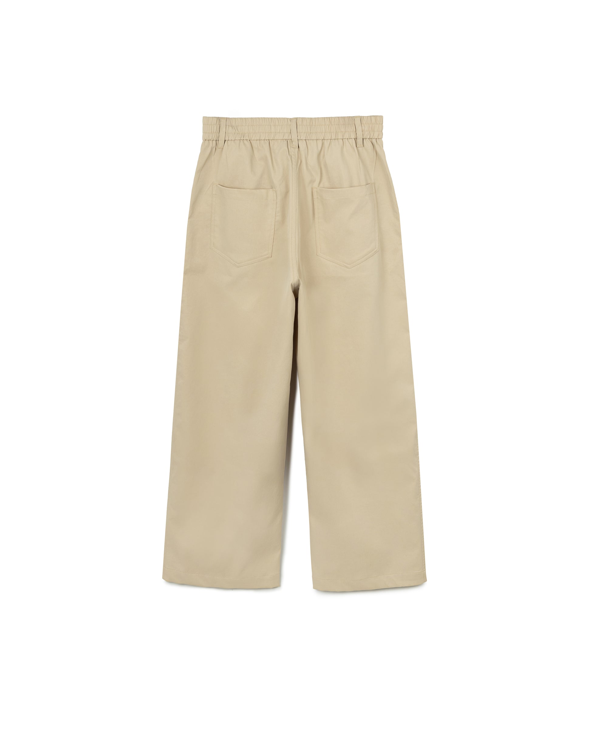 Wide Suit Pants with Adjustable Waist