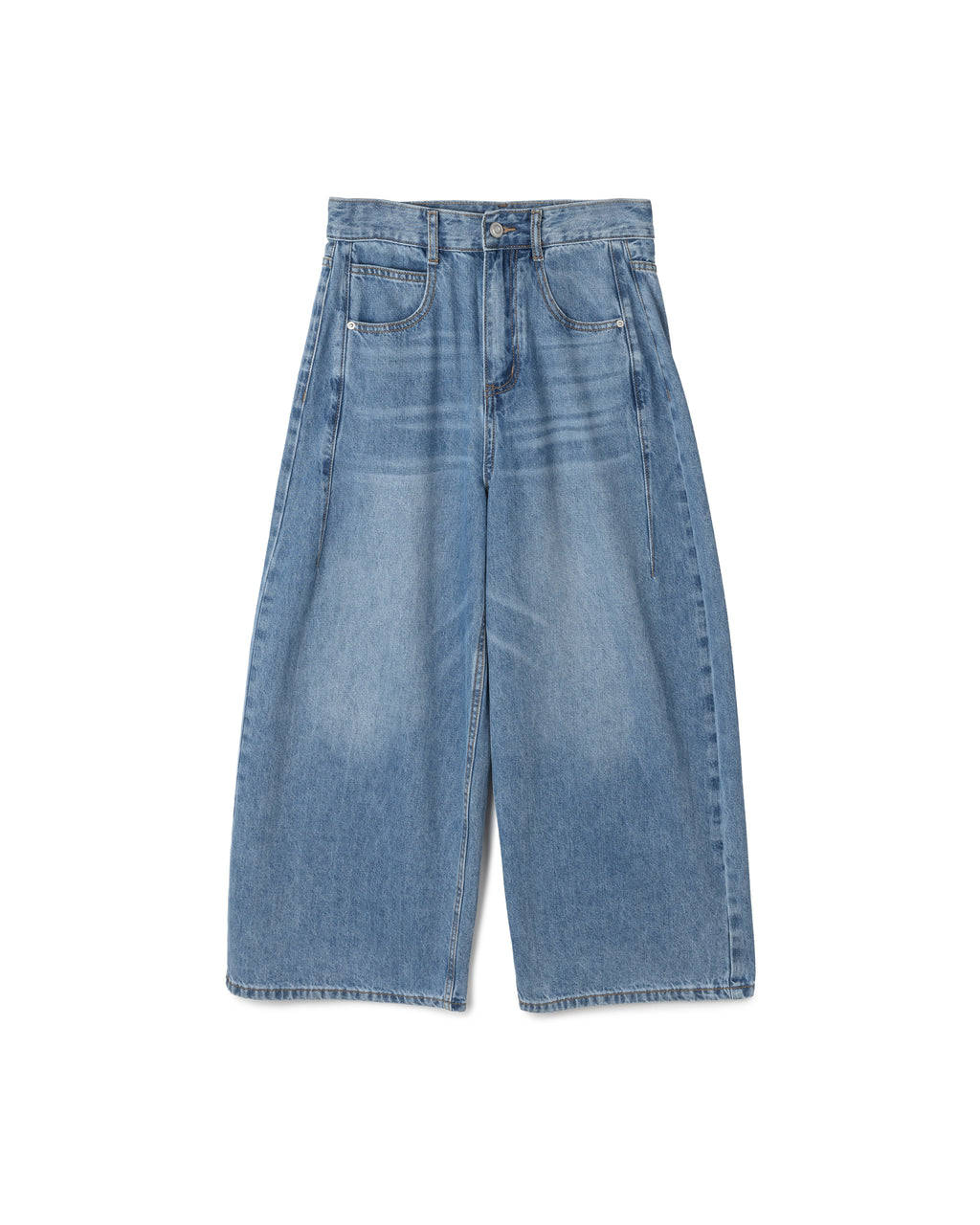 Boxy Silhouette Denim Pants