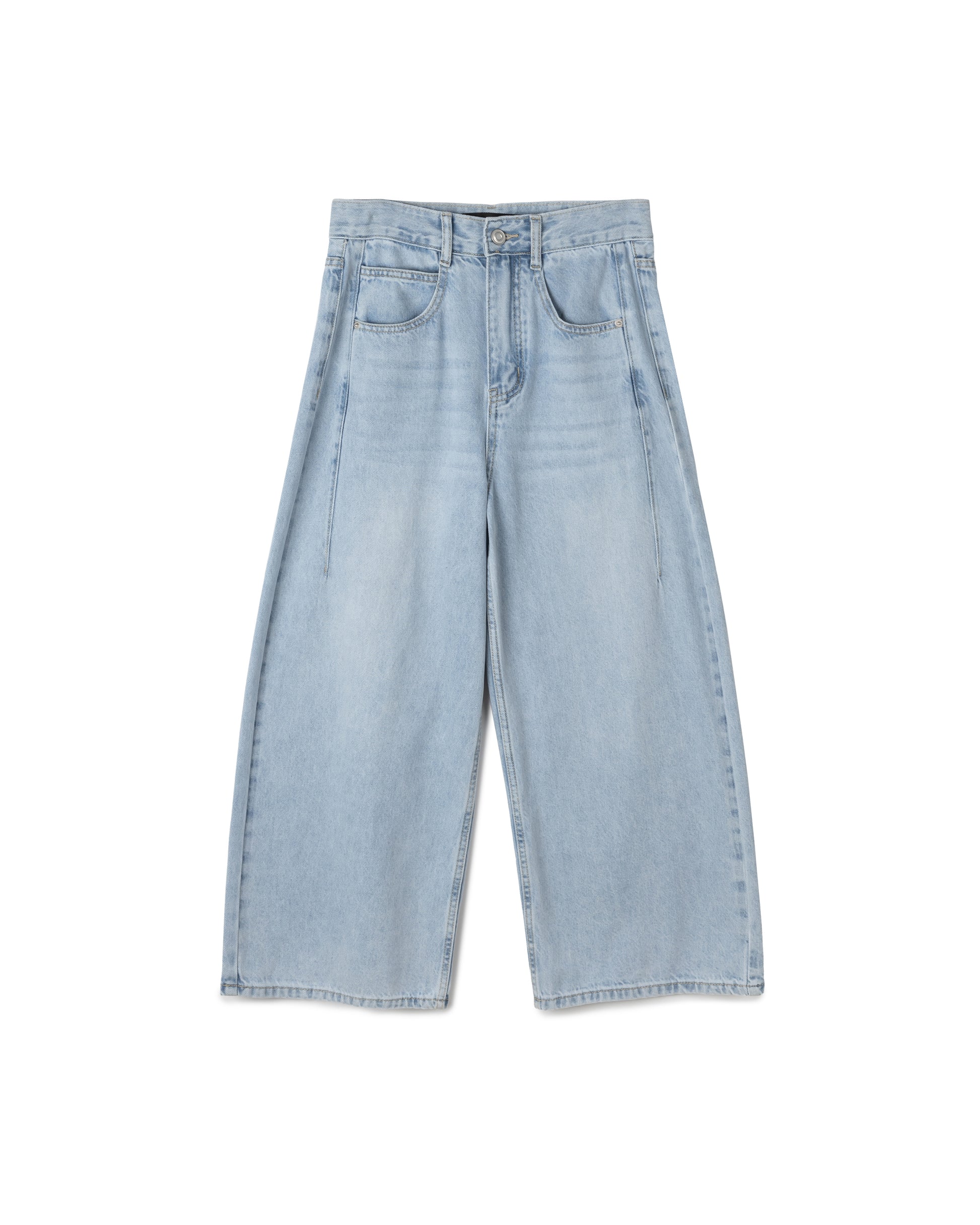 Boxy Silhouette Denim Pants