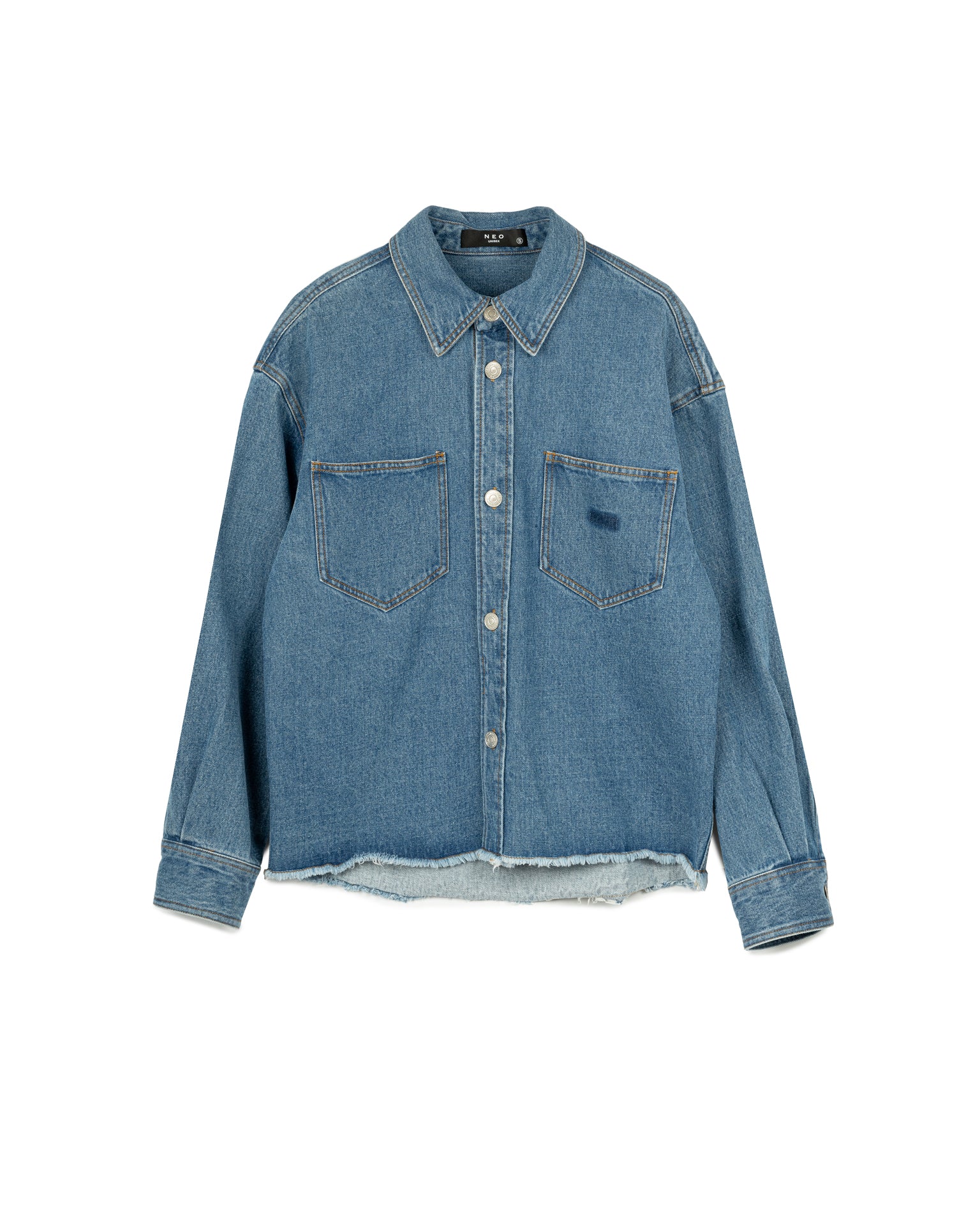 Raw Edge Denim Jacket