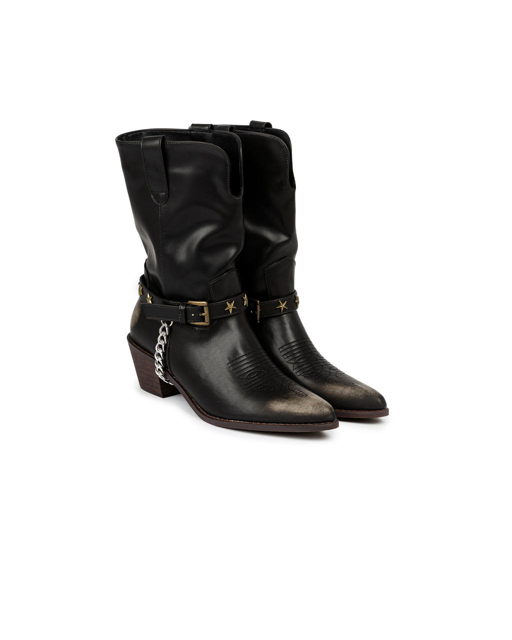 Starstruck Chain Cowboy Boots
