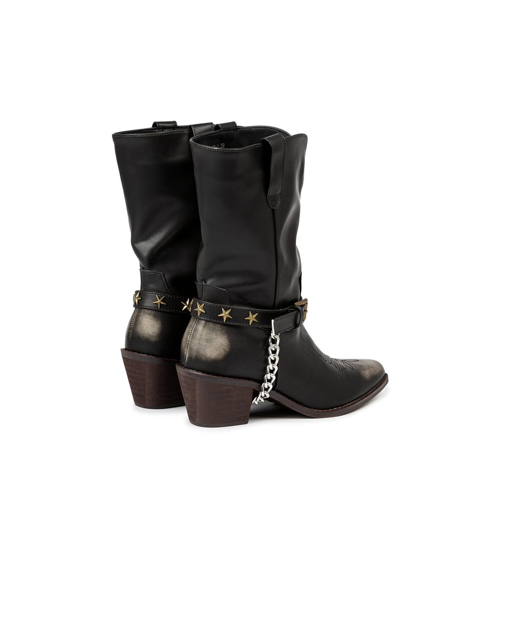 Starstruck Chain Cowboy Boots