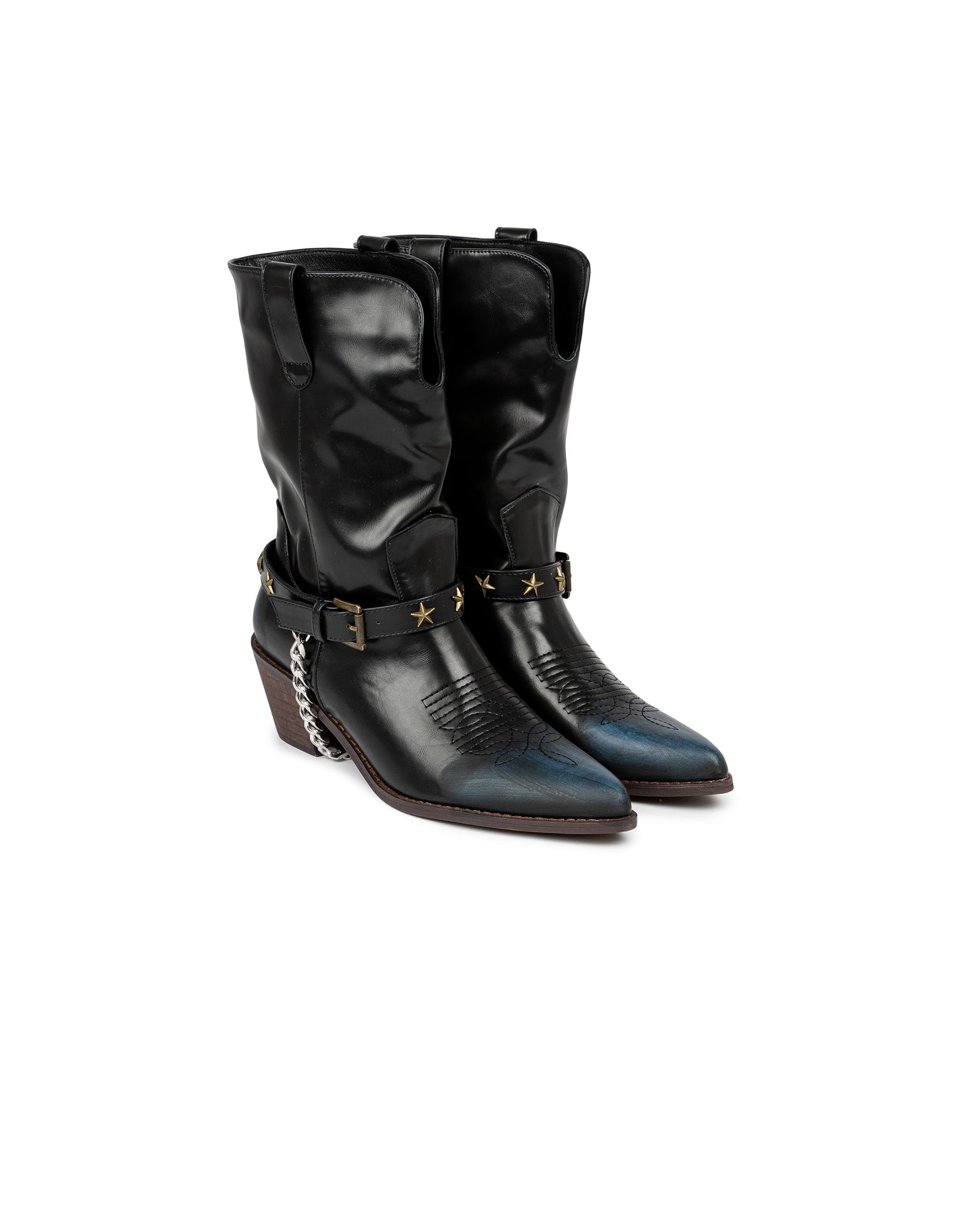 Starstruck Chain Cowboy Boots