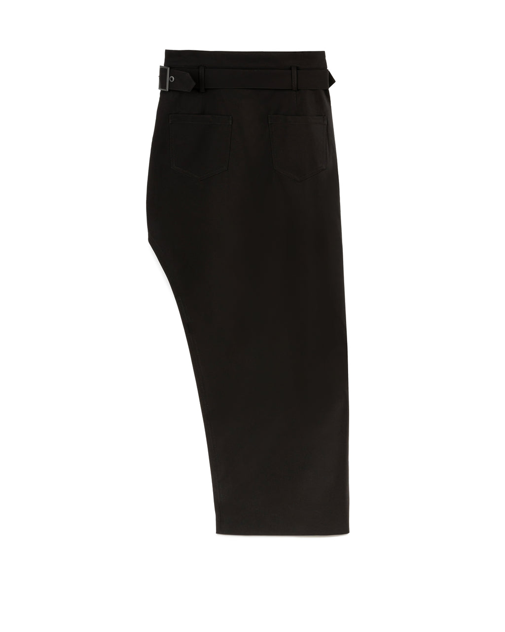 Neon Side-Stripe Irregular Skirt