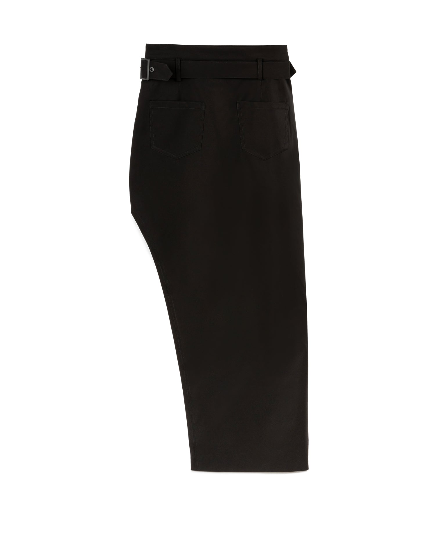 Neon Side-Stripe Irregular Skirt