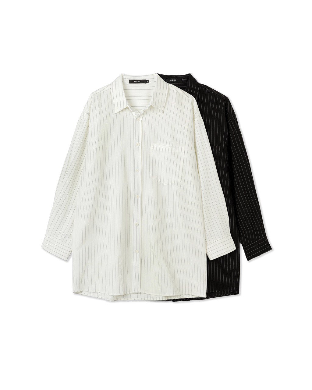Pinstripe Oversized Shirt