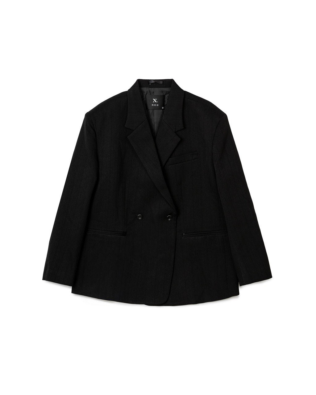 Broad Shoulder Blazer