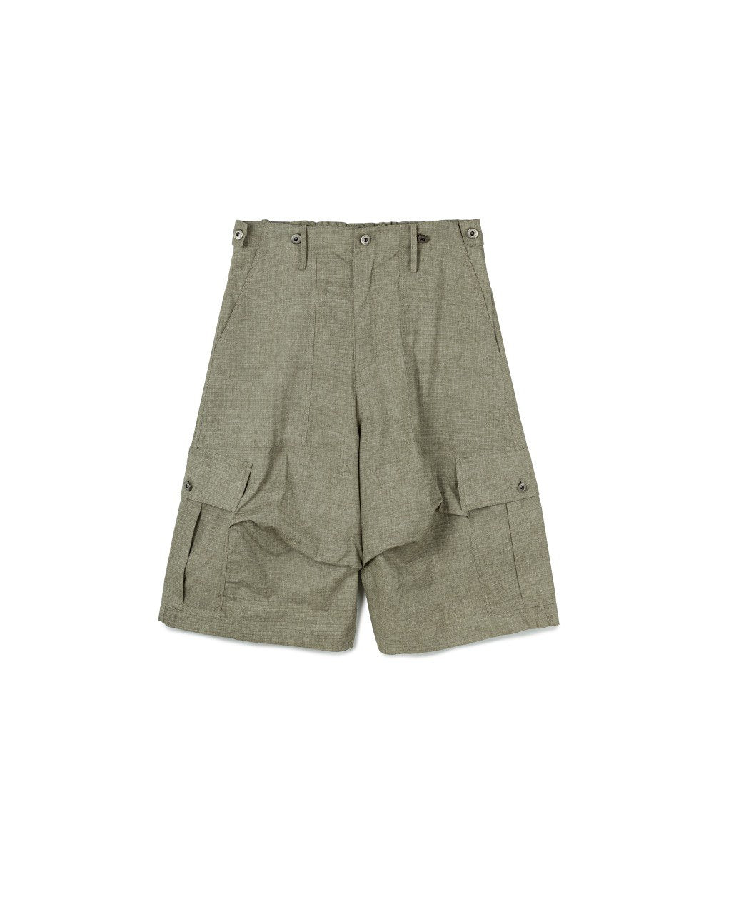 Utility Pleated Shorts