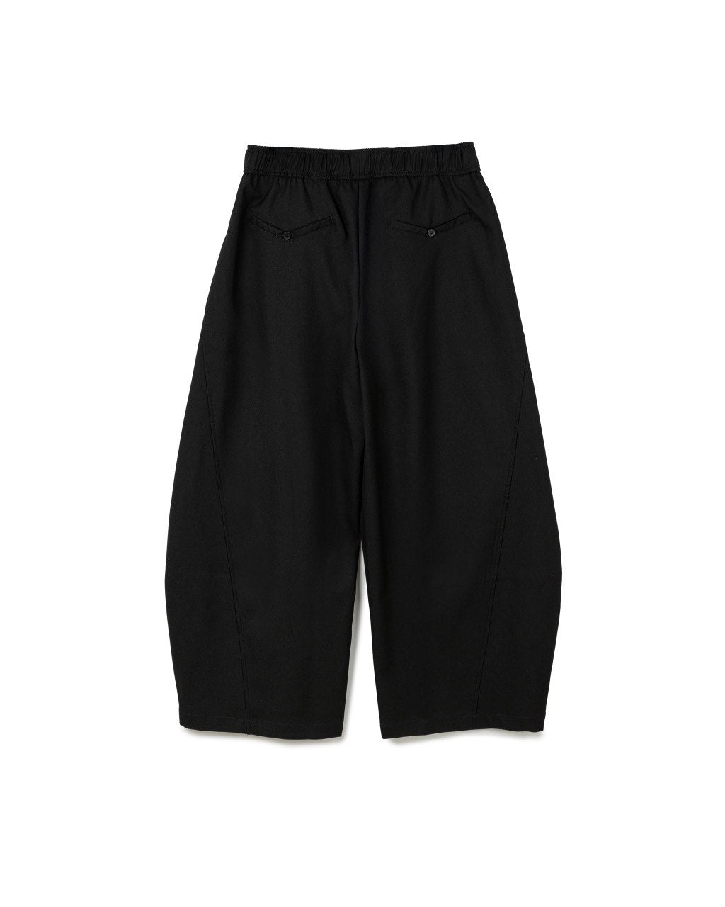 Curved Pocket Elastic Pants