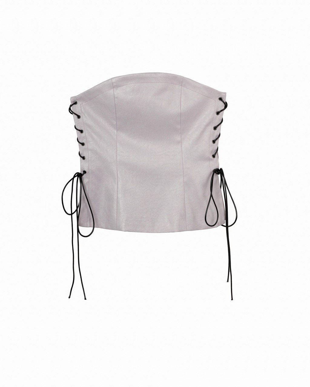 Lace-Up Corset Blouse