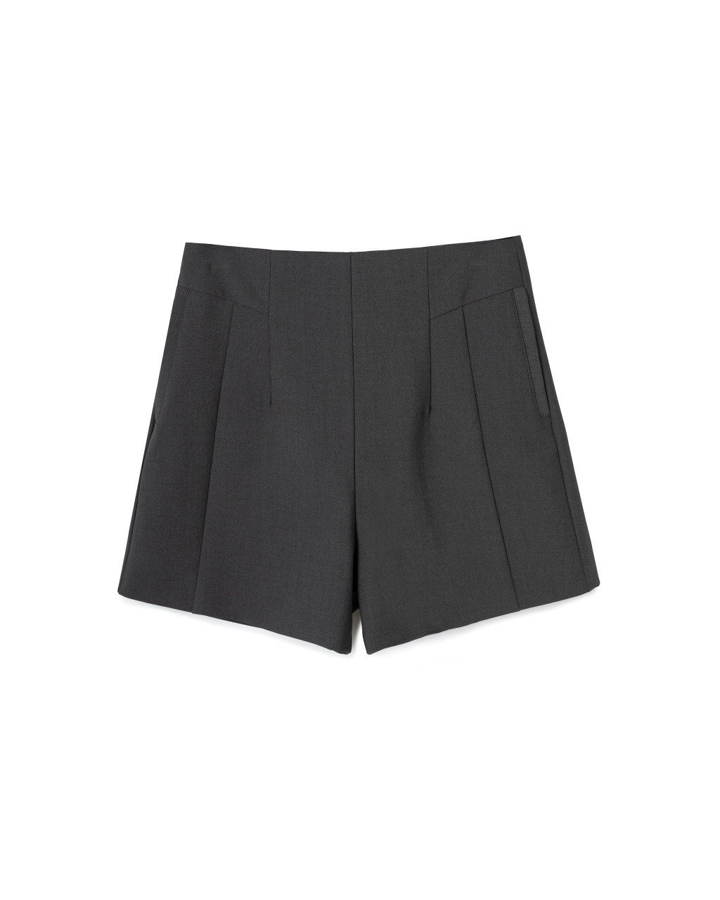 High-Waist Formal Shorts
